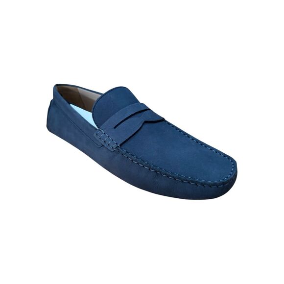 Rockport Malcom Venetian Dark Grey/Green Loafer Men’s Size 8.5 - Picture 2 of 8